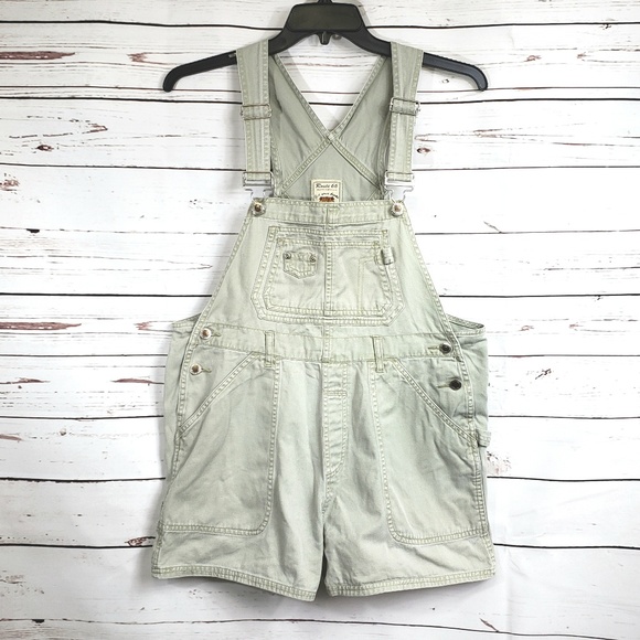 Vintage Denim - Light green overalls